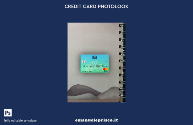 modello frontale photolook mastercard della Yemen Gulf Bank in stile verificato